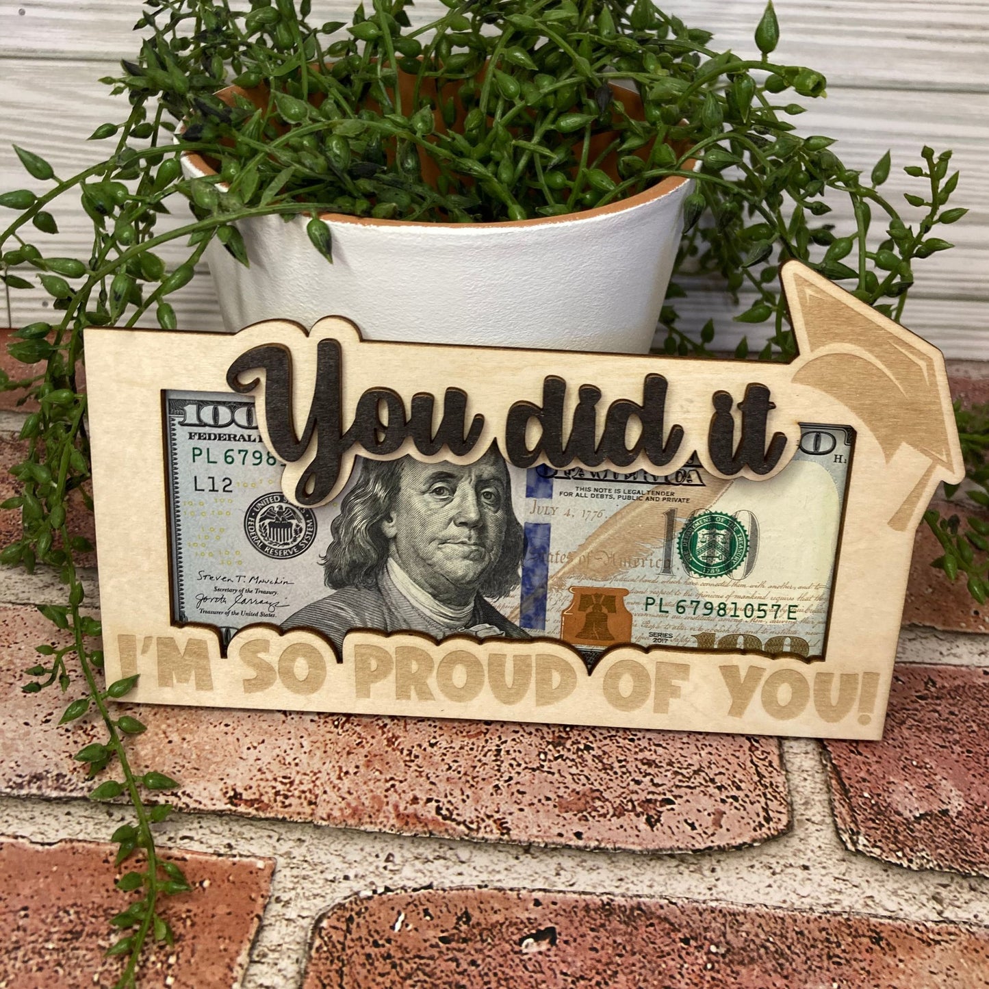 Graduation Money Gift Box, Money Holder for Graduate, Grad School Gift