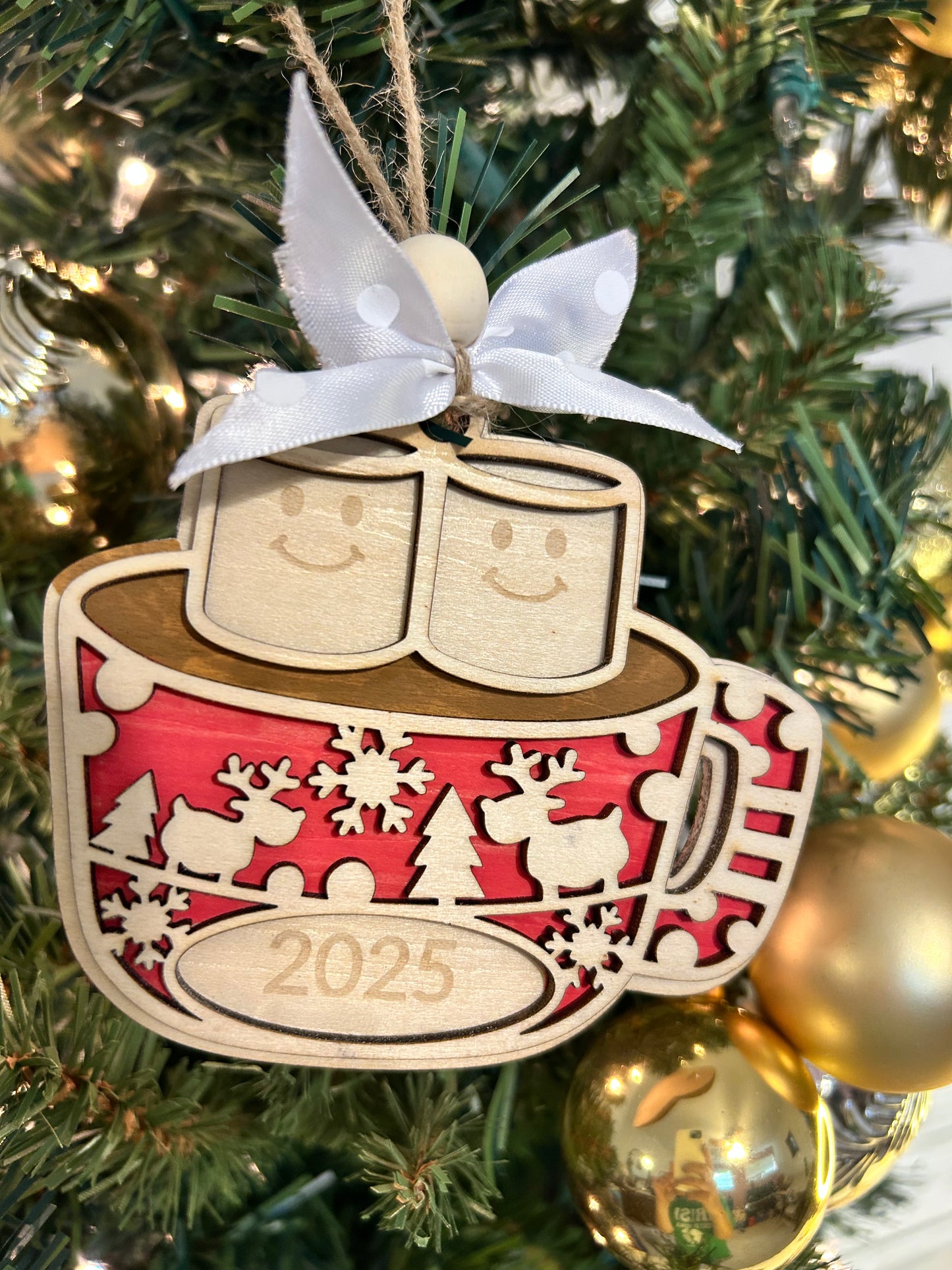 Marshmallow Hot Cocoa Ornament