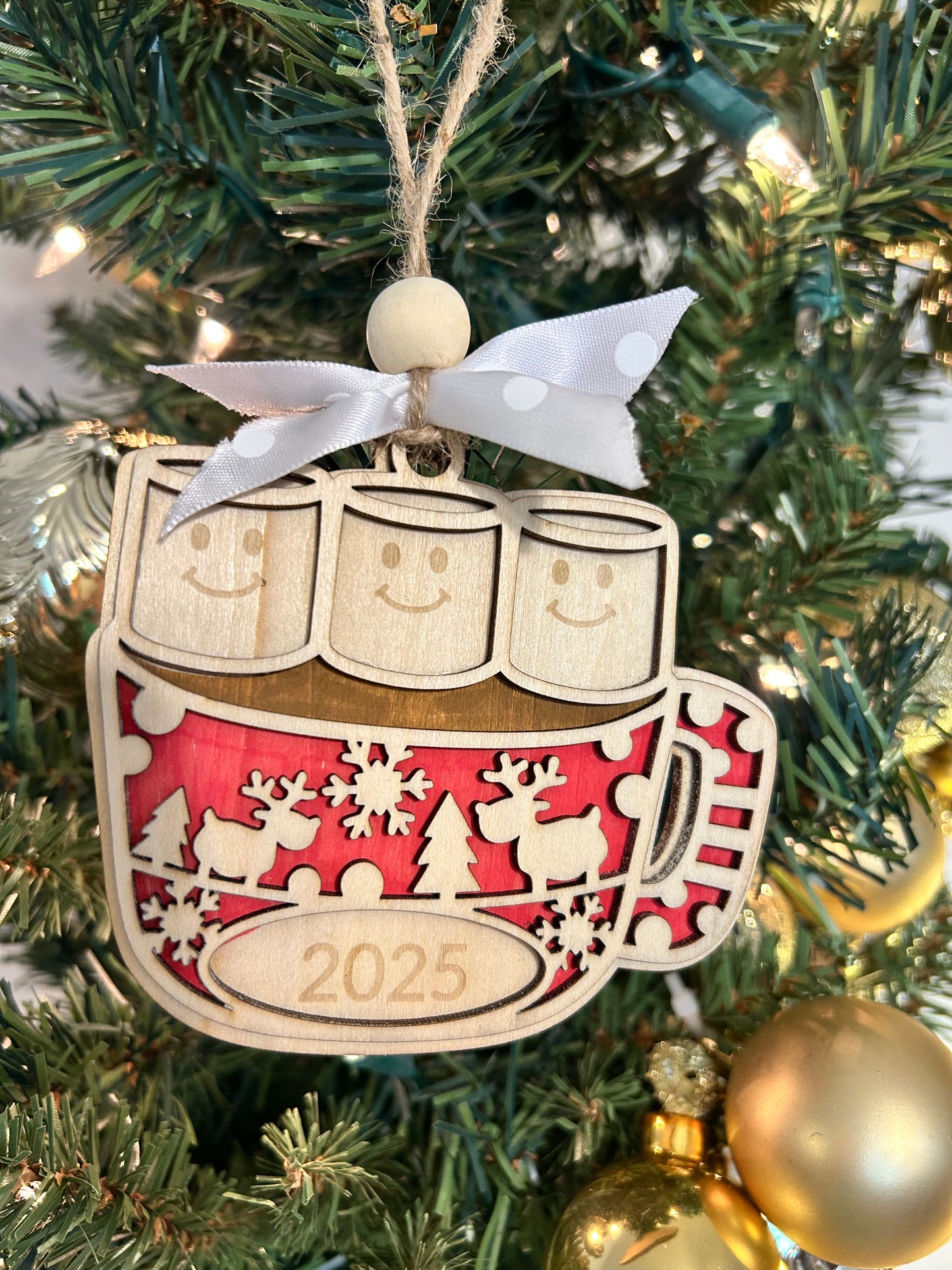 Marshmallow Hot Cocoa Ornament