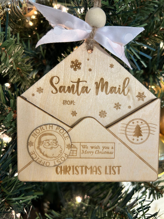 Santa Mail Ornament