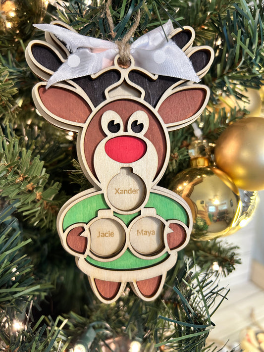 Christmas Reindeer Ornament