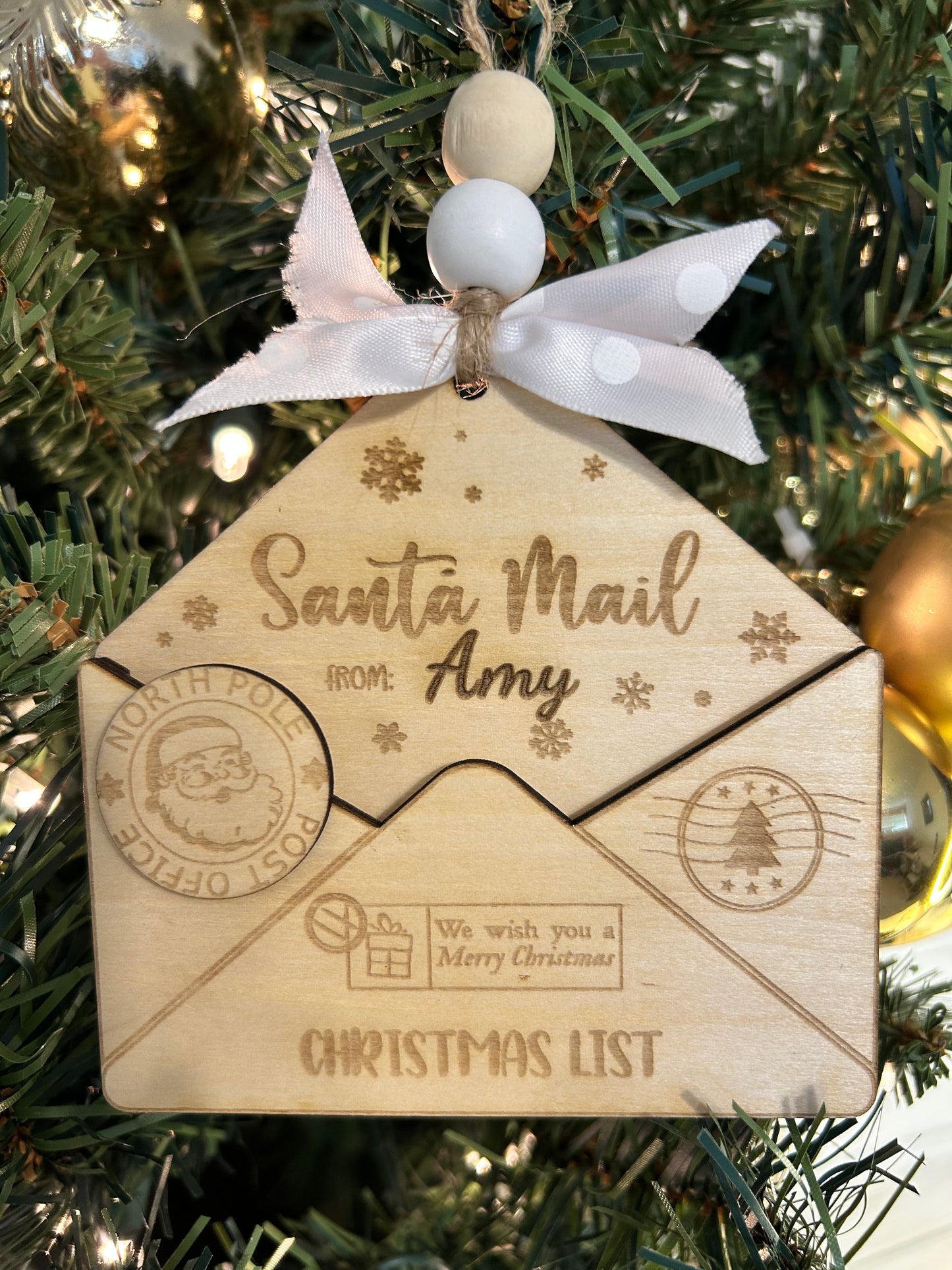 Santa Mail Ornament