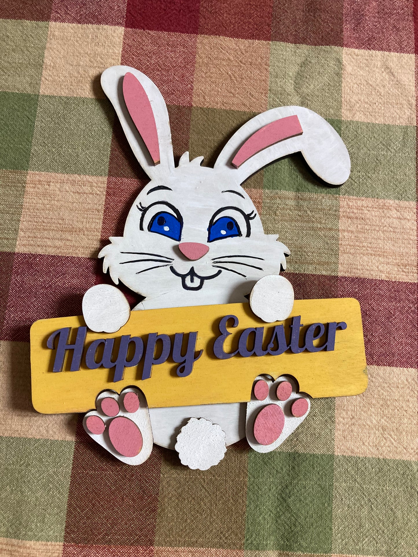 DIY Easter Bunny Craft Kit – Paint & Assemble Together! 🐰🎨
